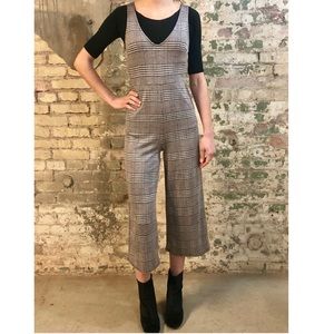 Forever 21 Glen Plaid Jumpsuit